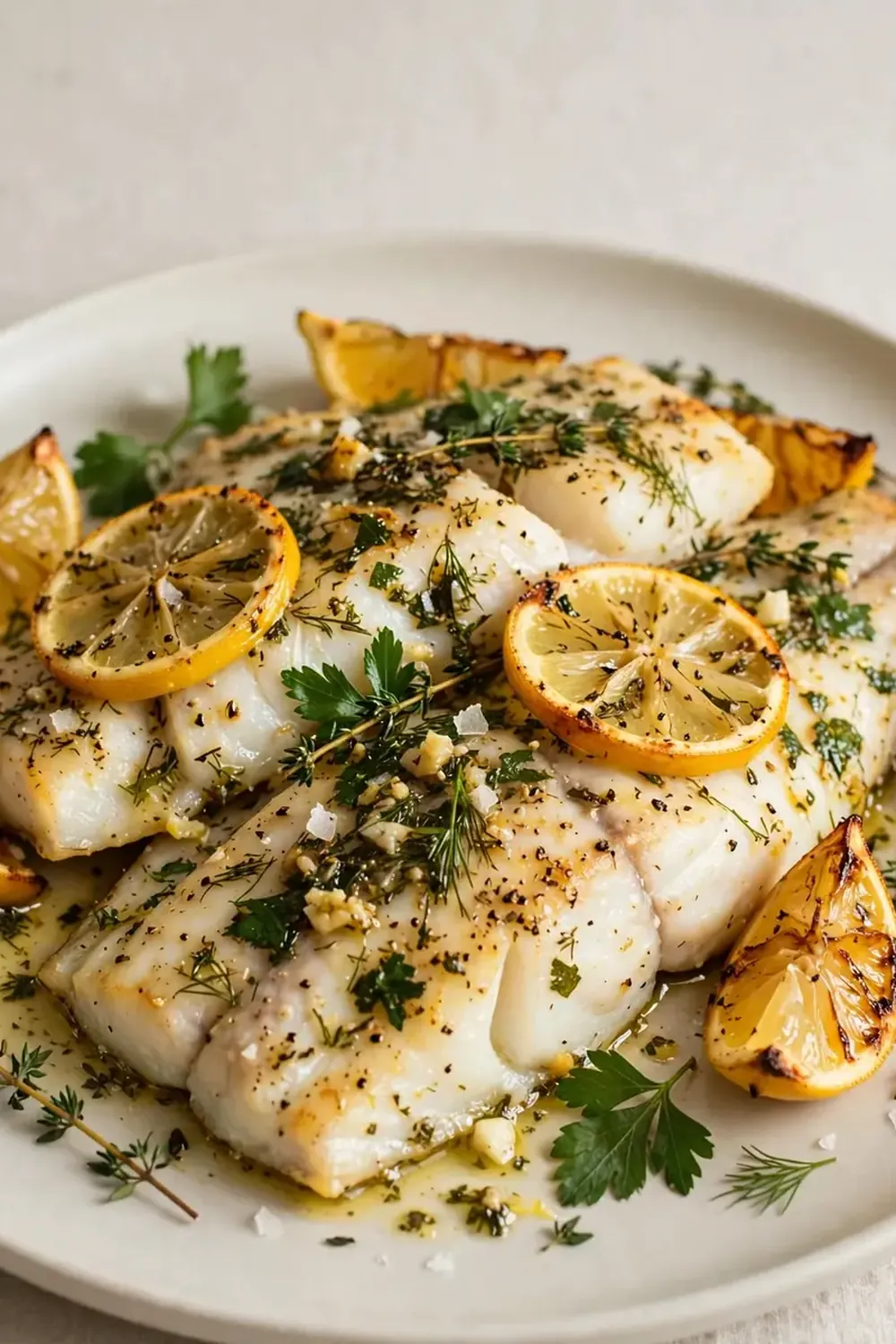 Baked Lemon Herb Cod