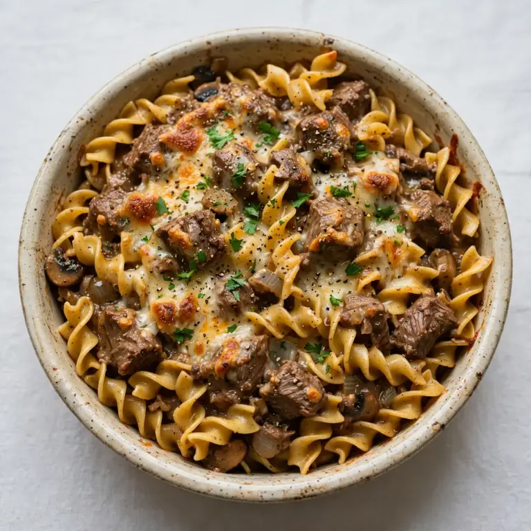 Beef And Noodle Casserole