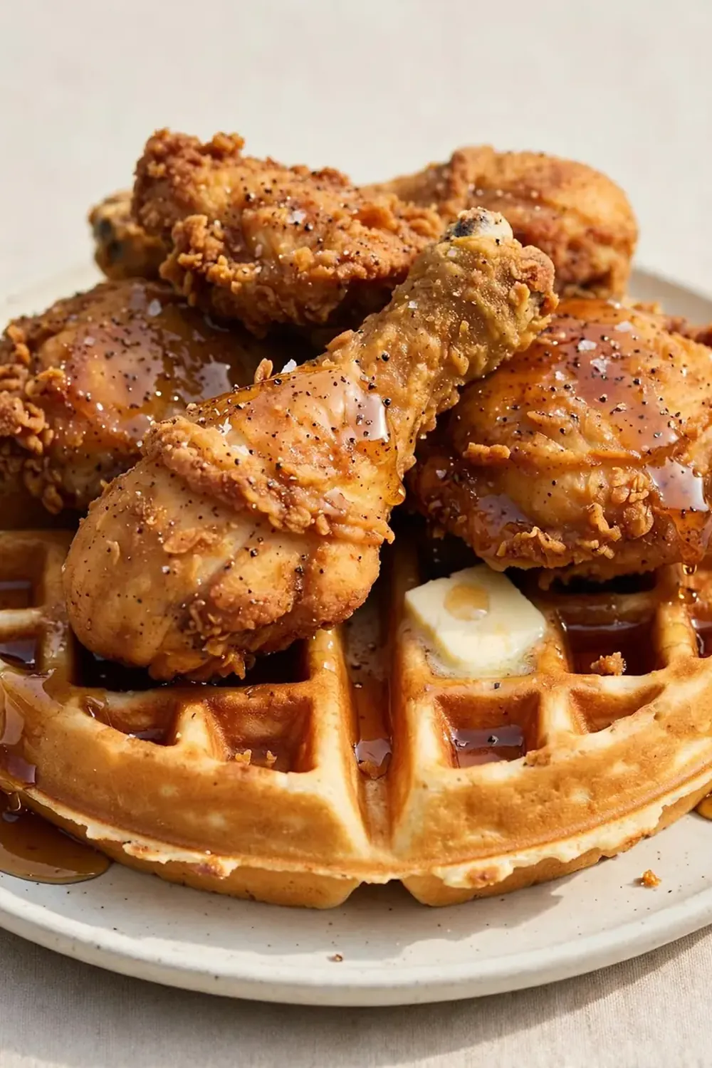 Chicken and Waffles (Southern Style)