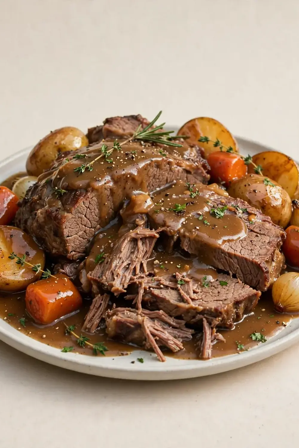 Classic Beef Pot Roast with Gravy