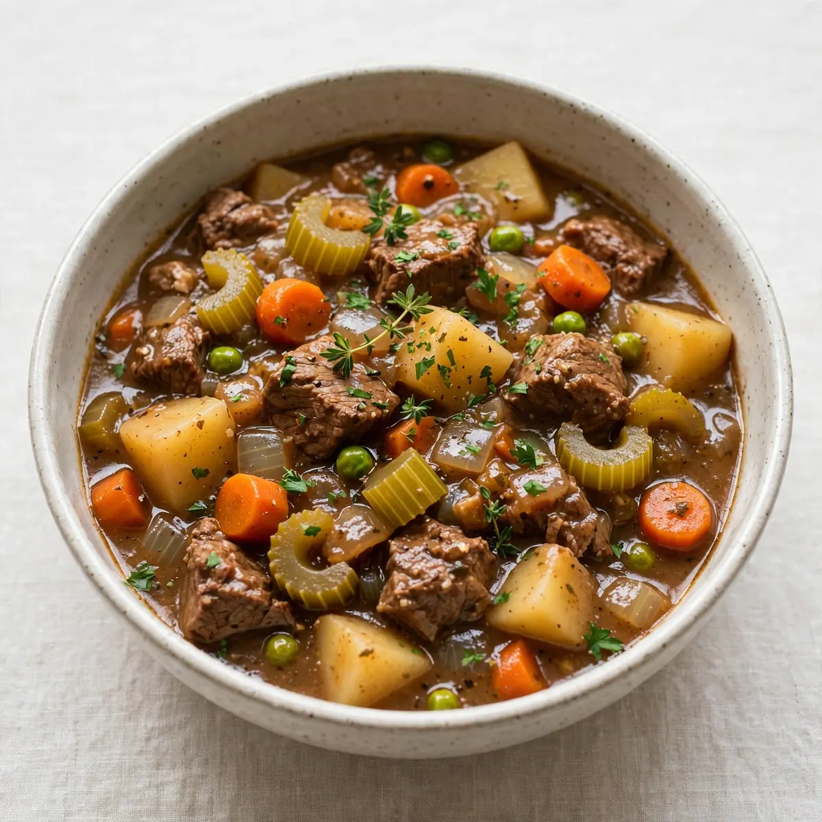 Classic Beef Stew With Vegetables