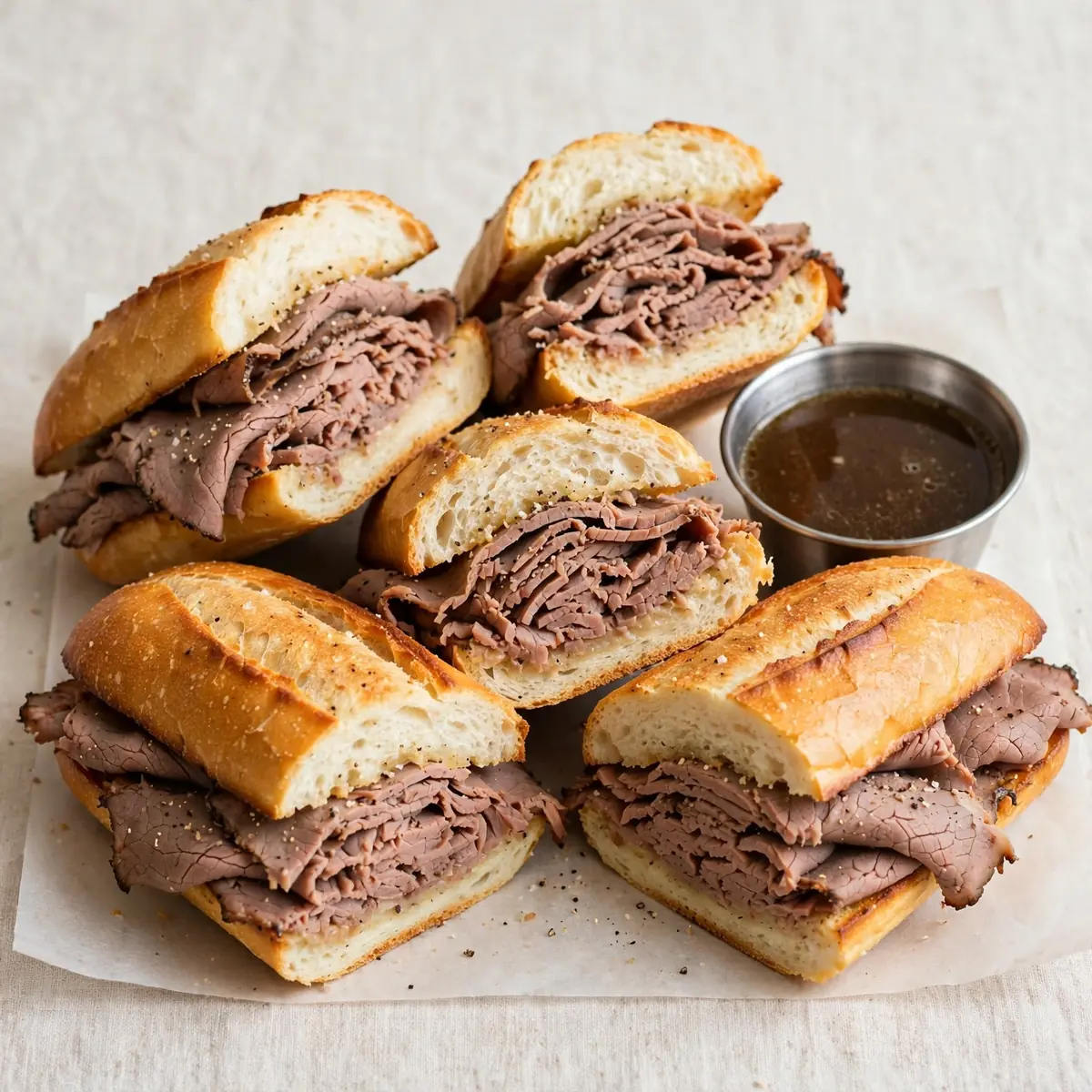 Classic French Dip Sandwiches