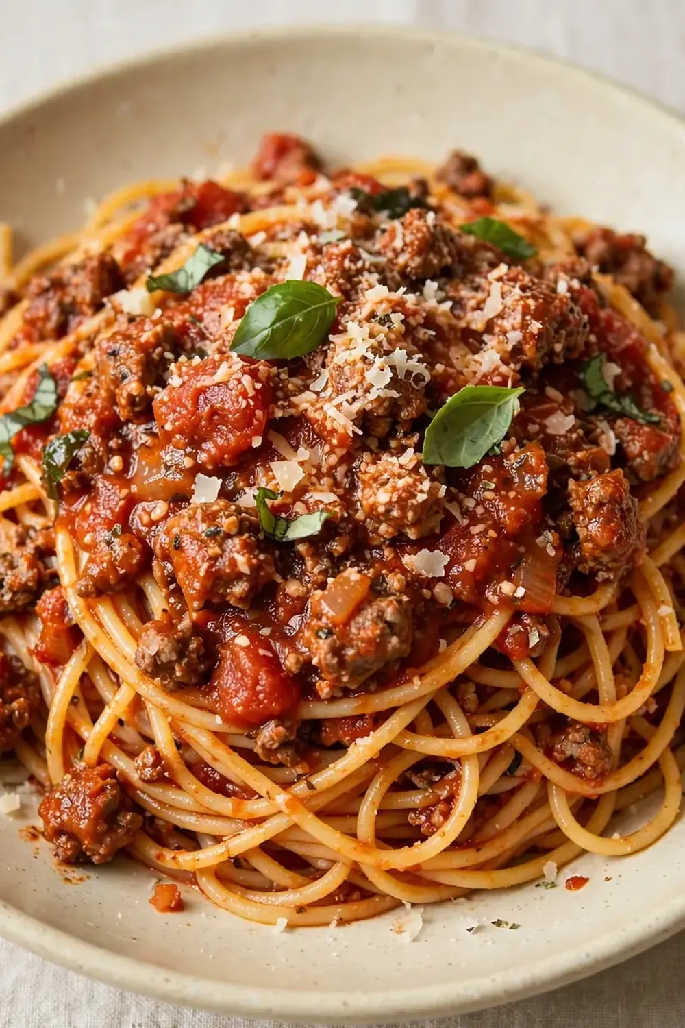 Classic Spaghetti with Meat Sauce
