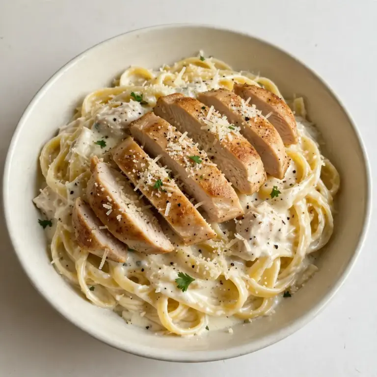 Creamy Chicken Alfredo Pasta Ready in 20 Minutes