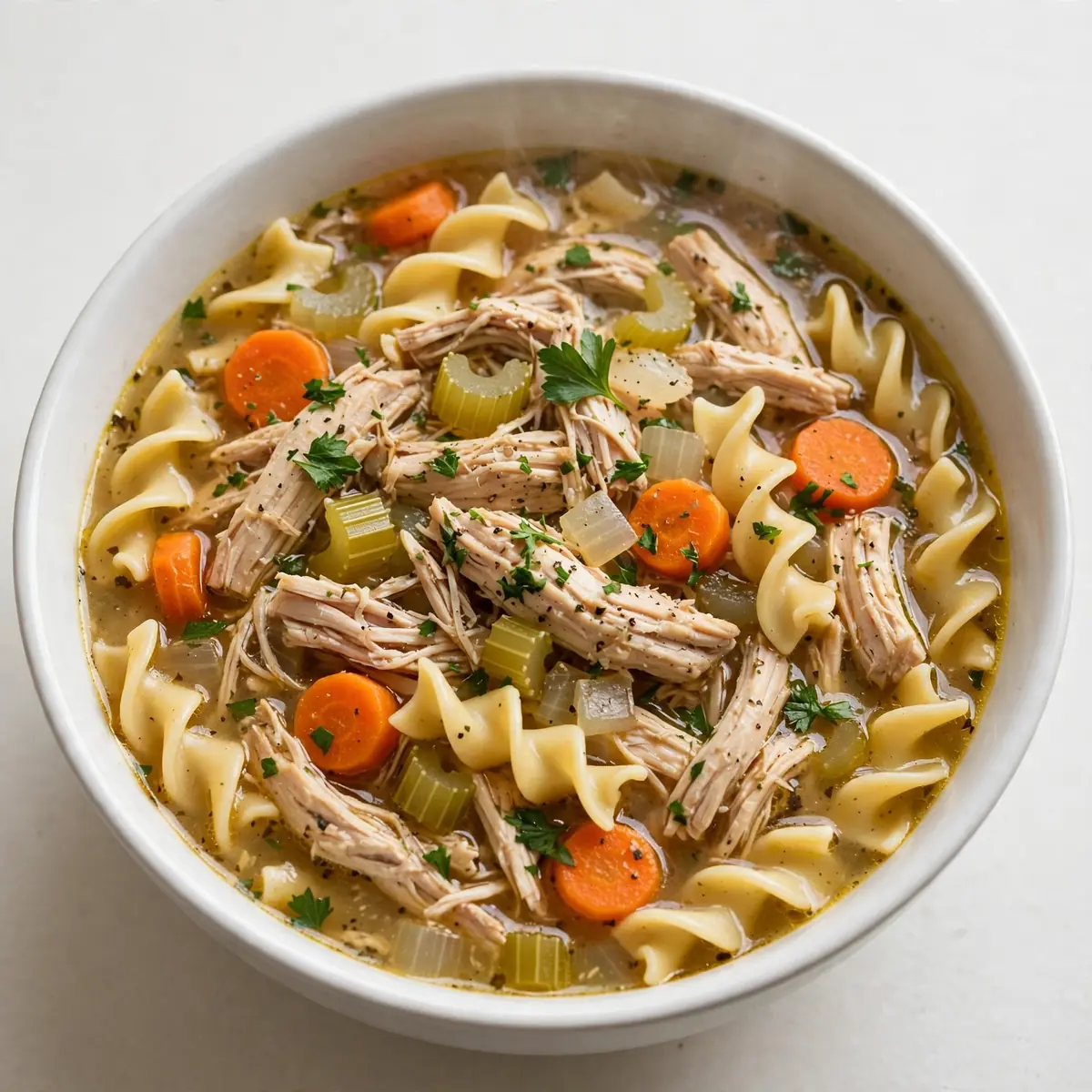 Crockpot Chicken Soup With Noodles