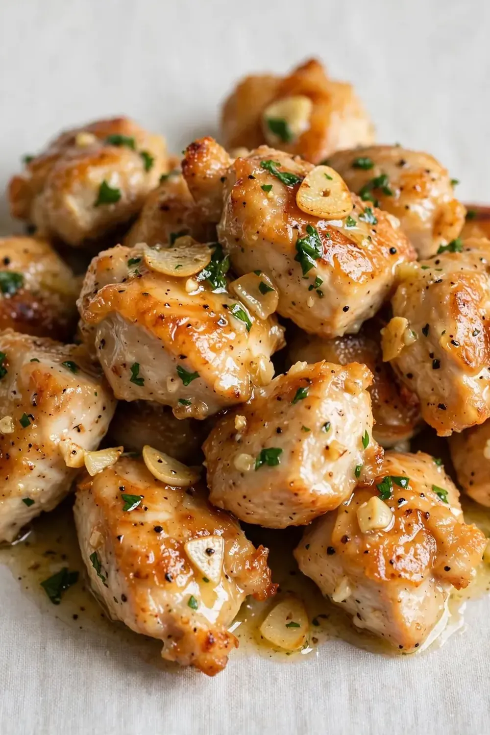 Garlic Butter Chicken Bites