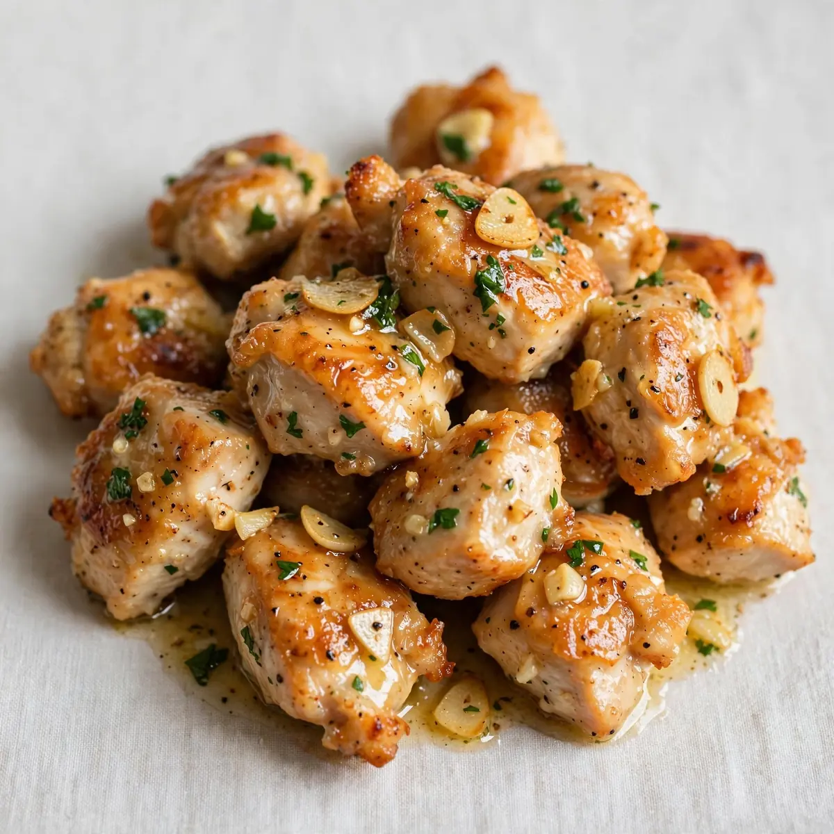 Garlic Butter Chicken Bites