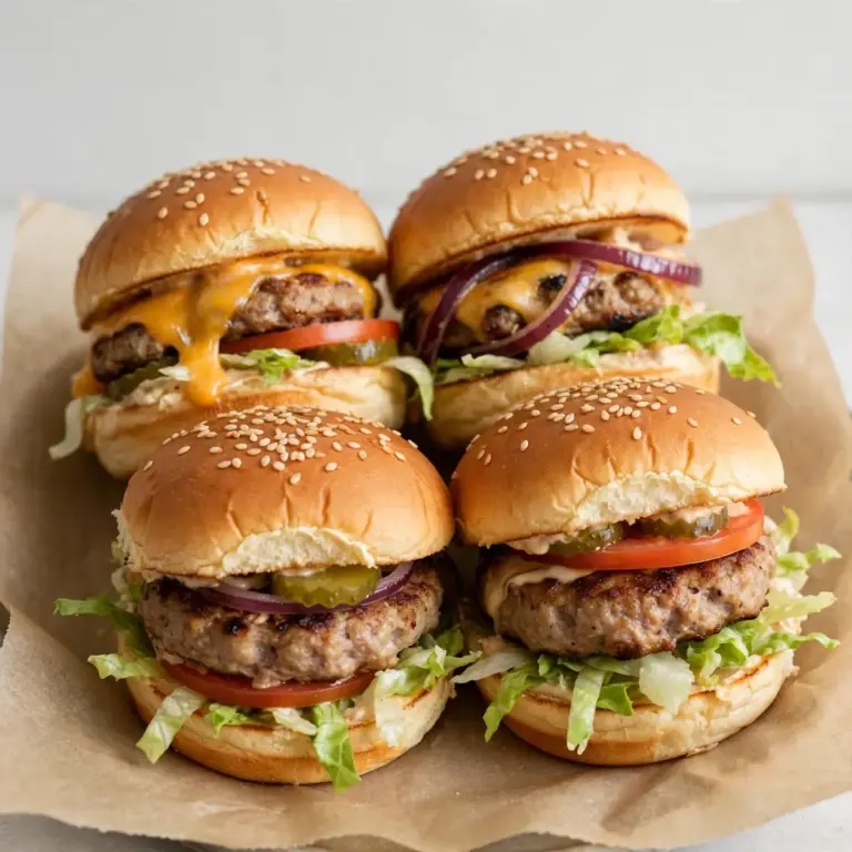 Quick Weeknight Turkey Burger Sliders