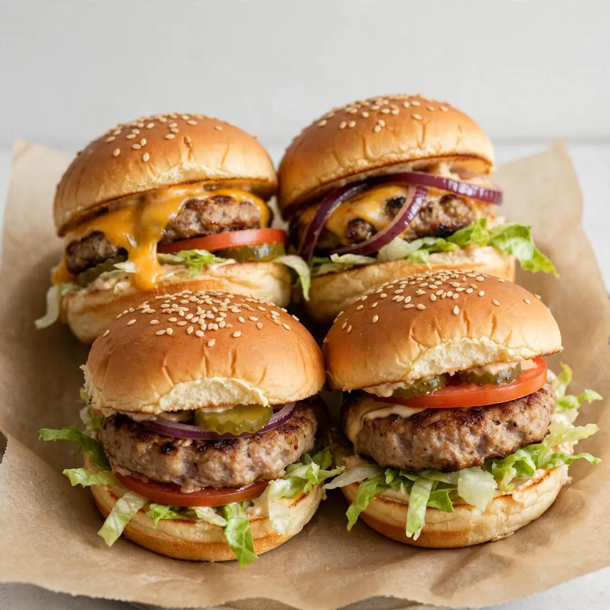 Quick Weeknight Turkey Burger Sliders