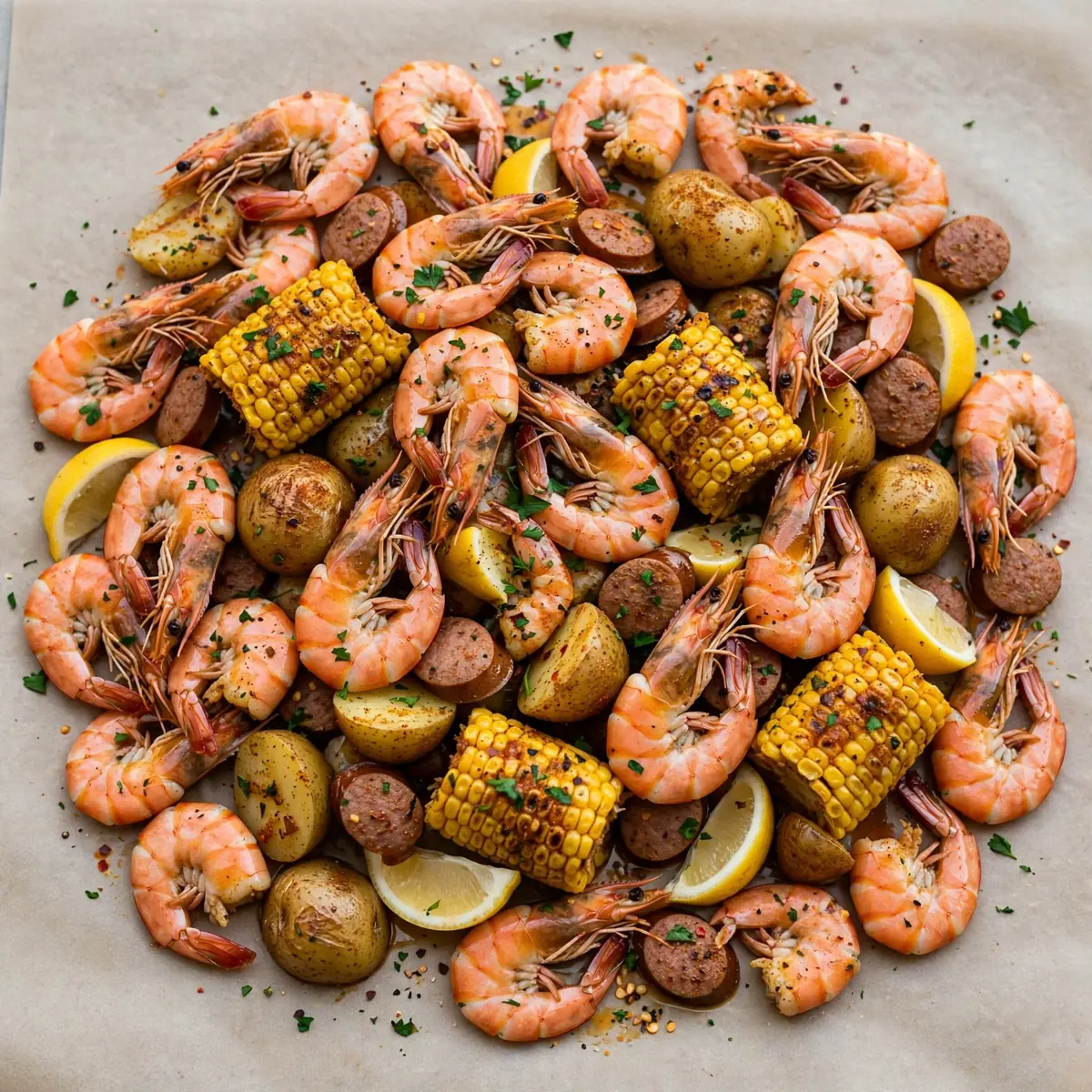 Spicy Cajun Shrimp Boil