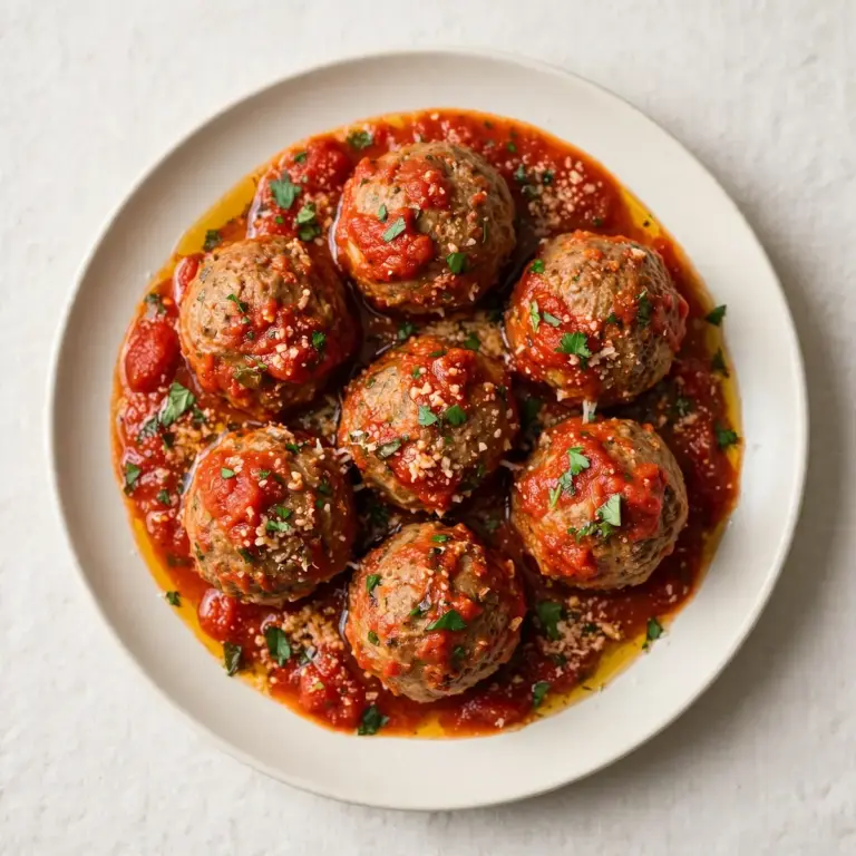 Turkey Meatballs In Marinara