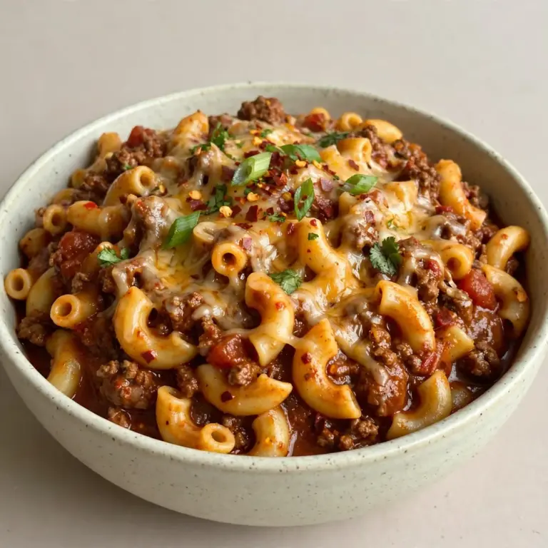 Weeknight Quick Beef Chili Mac One Pot Meal